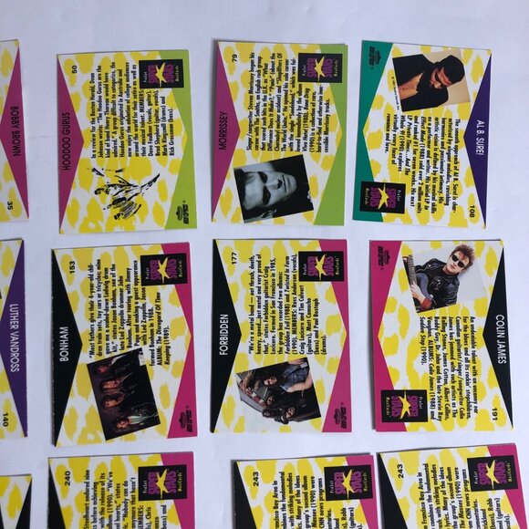 Lot of 24 Pop Rock ProSet‎ Superstars Musicards Trading Cards - Picture 8 of 10